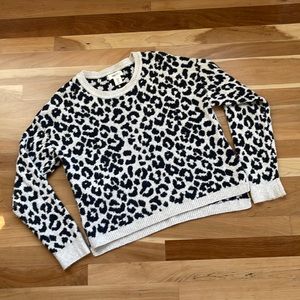 Cheetah print sweater